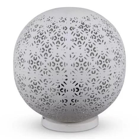 Ägyptische Tischlampe Hayda Weiß Ø 20 x 20cm LZC1060CTWW
