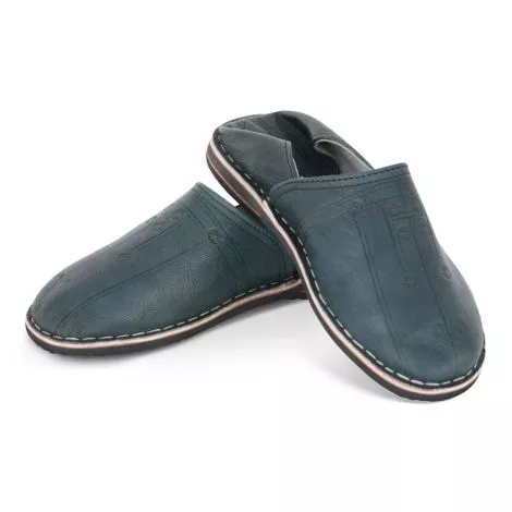 Marokkanische Babouches Männer Anthrazitblau SFMRKBAB00120