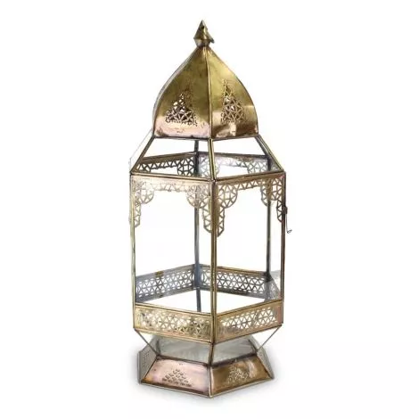 Marokkanisches Windlicht Gold Groß Nila SFLNTRN00020