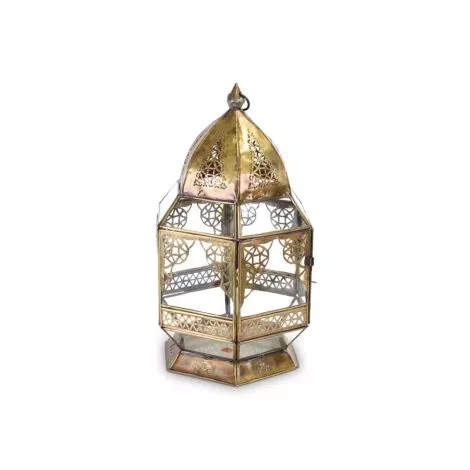 Marokkanisches Windlicht Gold Medium Nila SFLNTRN00021