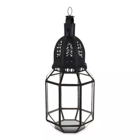 Marokkanisches Windlicht Schwarz Veda Ø 17x 40cm SFLNTRN00019
