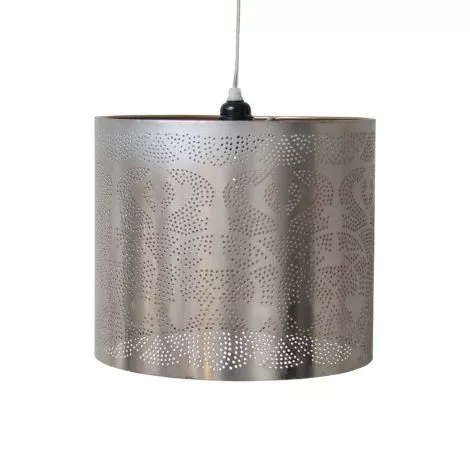 Orientalische Pendelleuchte Nickel Gold Mela Ø 30 x 26cm LZC3346BNG