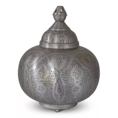 Orientalische Tischlampe Malika Nickel Gold Ø 33 x 40cm LZC1857BTNG