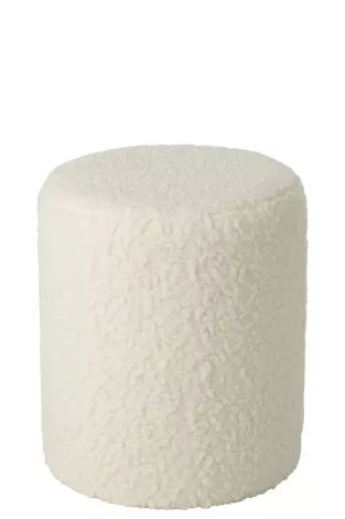 Stool Fur Mdf White 55807