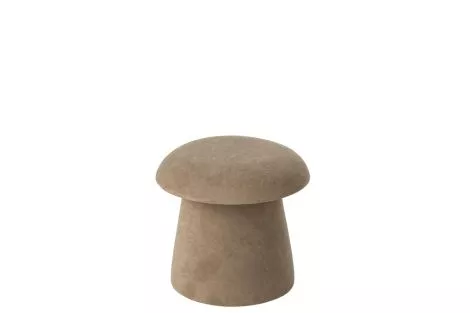 Stool Mushroom Mdf Greige Small 55804