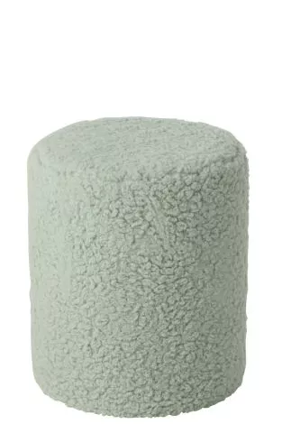 Stool Fur Mdf Light Blue 55810