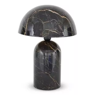 Tischlampe Orientalisch Schwarzer Marmor Pilz Ø 31 x 46cm 540043